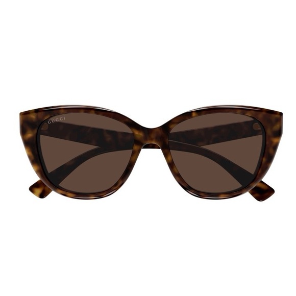 NEW GUCCI CAT EYE SUNGLASSES GUCCI GG1588S 002 HAVANA BROWN EYEWEAR - Picture 2 of 3